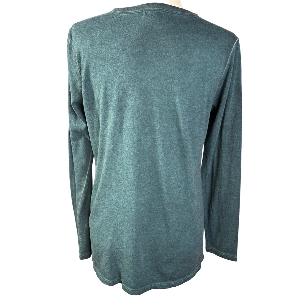 Ultra Flirt NY Women's Teal Long Sleeve Cutout Neck Tunic Top Size Large‎ - Picture 4 of 10